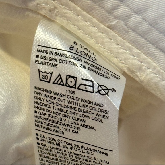 NWT Banana Republic High Rise Authentic Chino 8 Tall - Picture 11 of 12